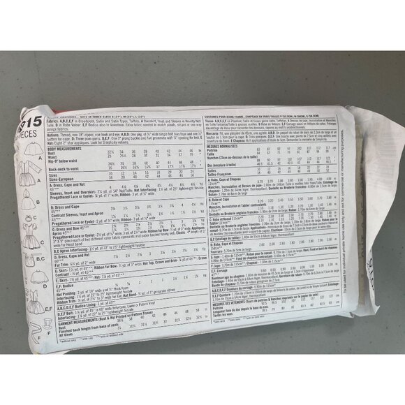 Simplicity 4015 Costume Alice Riding Hood Santa Leprechaun Pattern Size 10-16 - Picture 3 of 7